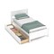 Twin Size Platform Bed with Drawers, Wood Headboard and Sturdy Frame